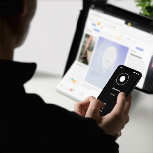 Voice Search Optimization in Arlington Person using voice command to locate local Arlington businesses.