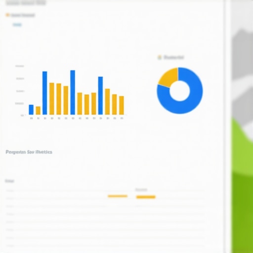 Analytics dashboard with local SEO performance metrics