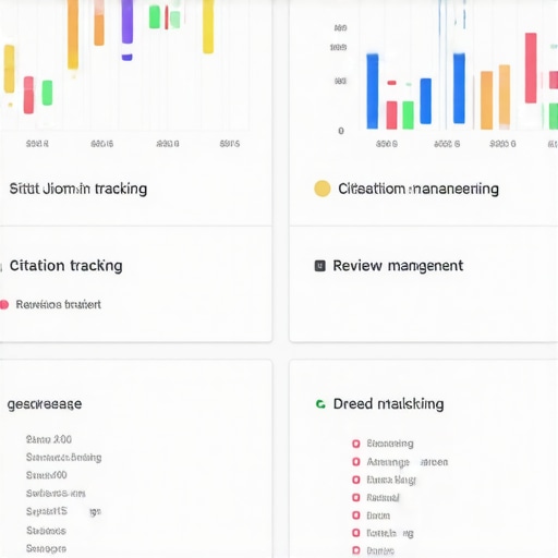 Screenshot showcasing BrightLocal's tools for monitoring citations and reviews for Arlington local businesses