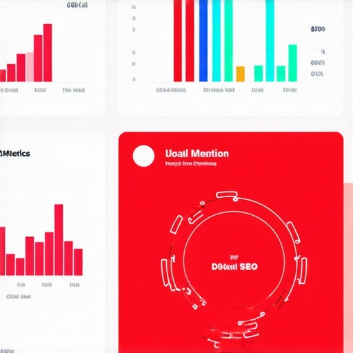 Screenshot of a digital marketing dashboard displaying local search rankings and citation consistency