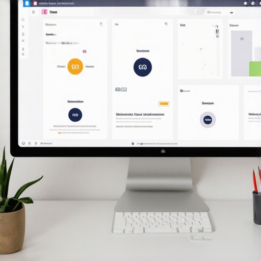 Local SEO tools setup for Arlington businesses Desktop with SEO software on screen, emphasizing local business tools.