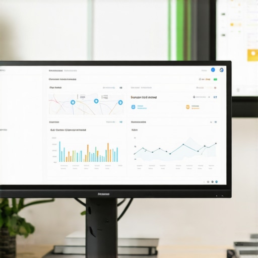 A detailed view of Google Maps analytics on a computer screen, showing ranking trends and engagement metrics.