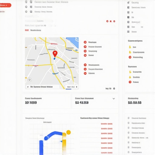 Local SEO Dashboard for Map Maintenance Screenshot of SEO dashboard monitoring Google Maps rankings and citations